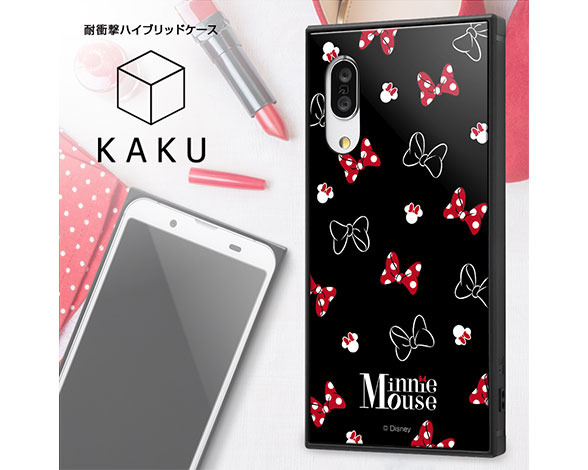 AQUOS sense3/sense3 lite/S7 /『ﾃﾞｨｽﾞﾆｰｷｬﾗｸﾀｰ』/耐衝撃ﾊｲﾌﾞﾘｯﾄﾞｹｰｽ KAKU/『ﾐﾆｰﾏｳｽ/OTONA BLACK』 2