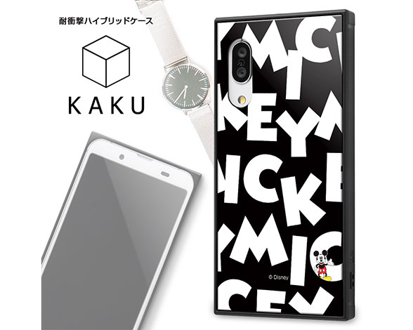 AQUOS sense3/sense3 lite/S7 /『ﾃﾞｨｽﾞﾆｰｷｬﾗｸﾀｰ』/耐衝撃ﾊｲﾌﾞﾘｯﾄﾞｹｰｽ KAKU/『ﾐﾆｰﾏｳｽ/I AM』 2
