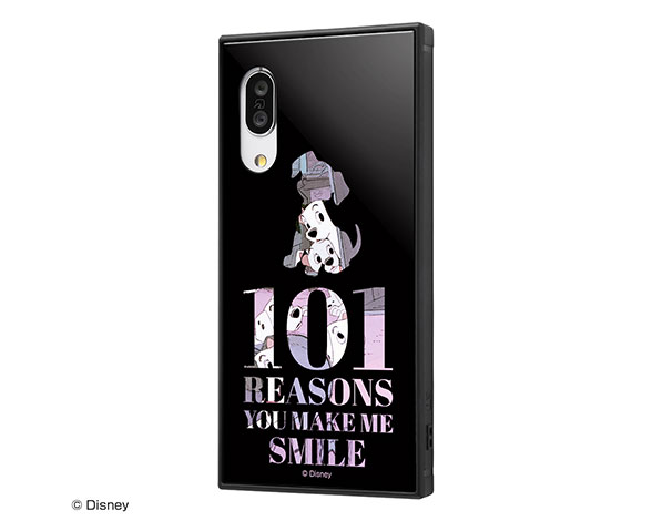 AQUOS sense3/sense3 lite/S7 /『ﾃﾞｨｽﾞﾆｰｷｬﾗｸﾀｰ』/耐衝撃ﾊｲﾌﾞﾘｯﾄﾞｹｰｽ KAKU/『101匹わんちゃん/Famous scene』
