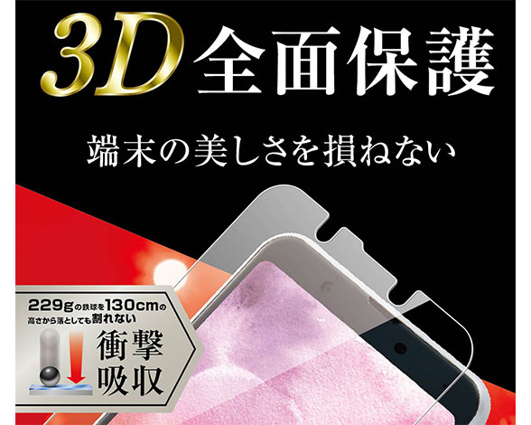 AQUOS sense3 plus 液晶保護ﾌｨﾙﾑ TPU 光沢 ﾌﾙｶﾊﾞｰ 衝撃吸収 2
