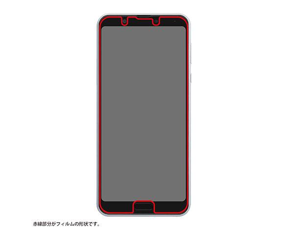 AQUOS sense3 plus 液晶保護ﾌｨﾙﾑ TPU 光沢 ﾌﾙｶﾊﾞｰ 衝撃吸収 4