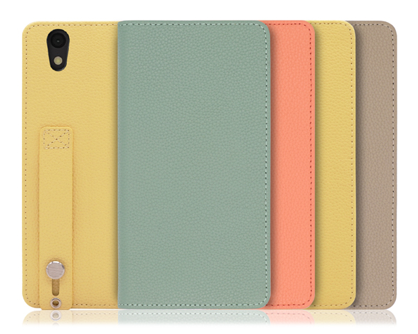 「Hold Series」AQUOS sense/basic/sense lite用 片手で快適操作 バンド付き手帳型スマホケース