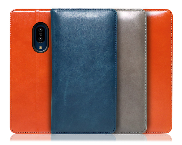 「Simplle Series」AQUOS zero2用 厳選した本革を使用 高品質 手帳型スマホケース
