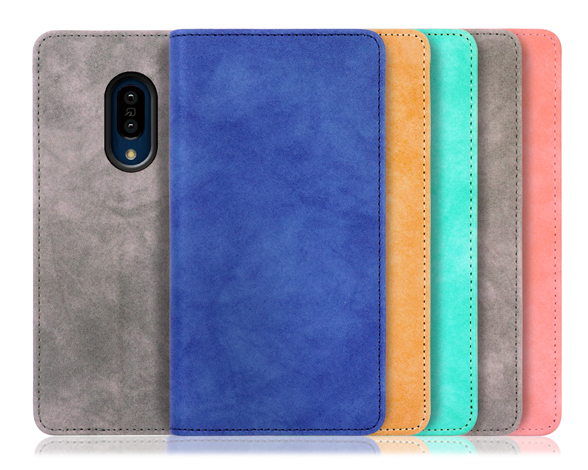 「Vintage Series」AQUOS zero2用 くすみ感が味わい深い 手帳型スマホケース