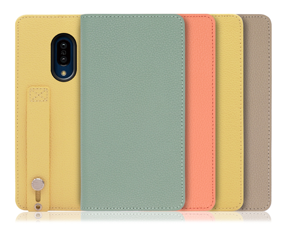 「Hold Series」AQUOS zero2用 片手で快適操作 バンド付き手帳型スマホケース