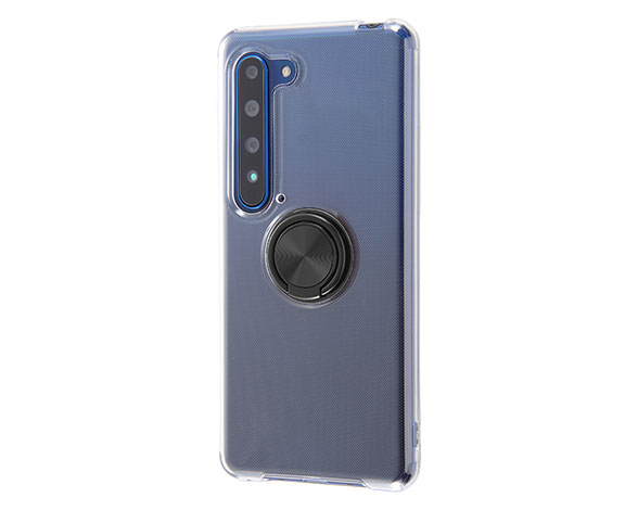 AQUOS R5G/TPUｿﾌﾄｹｰｽ ﾘﾝｸﾞ付 2