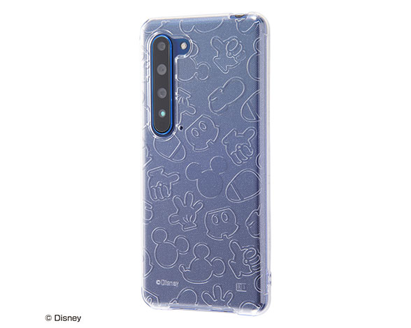 AQUOS R5G/『ﾃﾞｨｽﾞﾆｰｷｬﾗｸﾀｰ』/TPUｿﾌﾄｹｰｽ ｷﾗｷﾗ