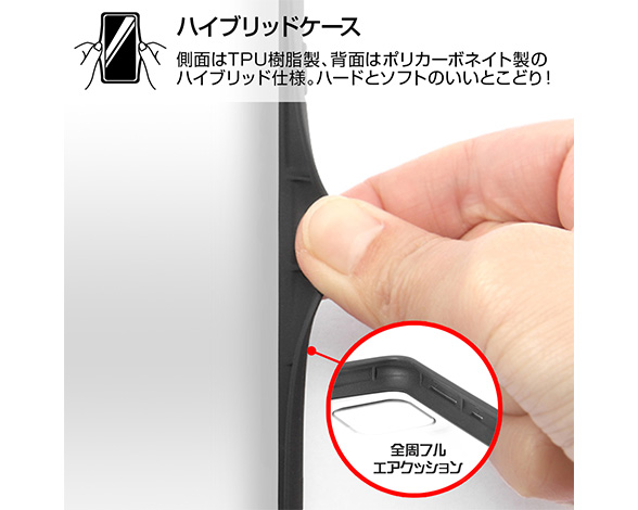 AQUOS sense4/lite/basic/sense5G/耐衝撃ﾊｲﾌﾞﾘｯﾄﾞｹｰｽ Puffull 4