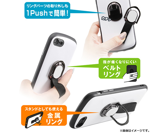 AQUOS sense4/lite/basic/sense5G/耐衝撃ｹｰｽ ProCa+TailRing 4