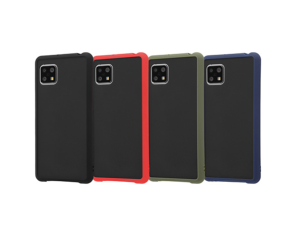 AQUOS sense4/lite/basic/sense5G/耐衝撃ﾏｯﾄﾊｲﾌﾞﾘｯﾄﾞｹｰｽ Sarafit