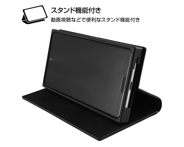 AQUOS sense4/lite/basic/sense5G/耐衝撃 手帳型ﾚｻﾞｰｹｰｽ TETRA ｻｲﾄﾞﾏｸﾞﾈｯﾄ 4