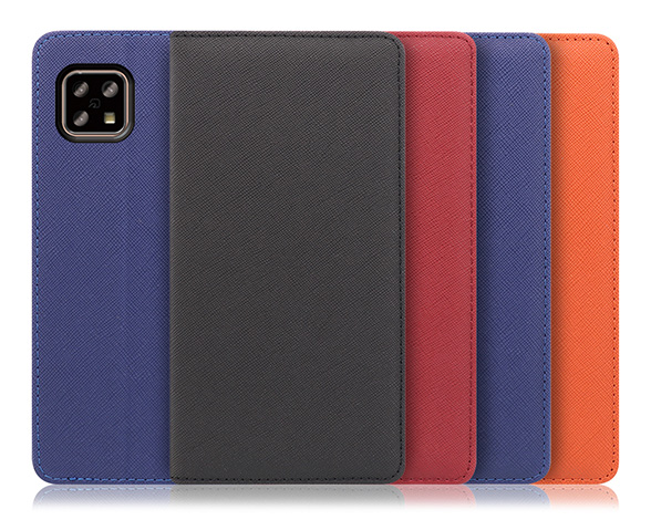 「Casual Series」AQUOS sense4/sense5G用 毎日をカジュアルに彩る 手帳型スマホケース