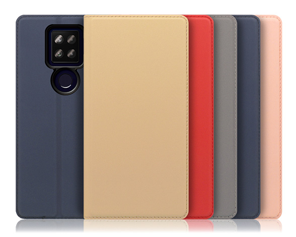 「SKIN Slim Series」AQUOS sense4plus用 上質な手触り 薄型 手帳型スマホケース