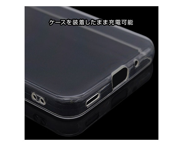AQUOS wish/wish2 専用ケース ソフトケース TPU クリア 4