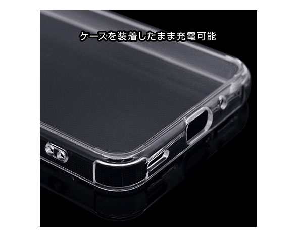 AQUOS wish/wish2 専用ケース ハイブリッドケース TPU+PC クリア 4
