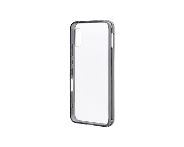 AQUOS wish/wish2 専用ケース ハイブリッドケース TPU+PC クリアブラック