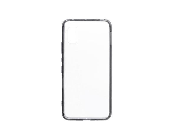 AQUOS wish/wish2 専用ケース ハイブリッドケース TPU+PC クリアブラック 2