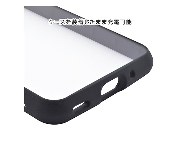 AQUOS wish/wish2 専用ケース ハイブリッドケース TPU+PC 8H ブラック 4