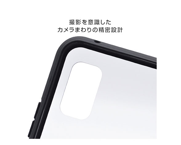 AQUOS wish/wish2 専用ケース ハイブリッドケース TPU+PC 8H ブラック 5