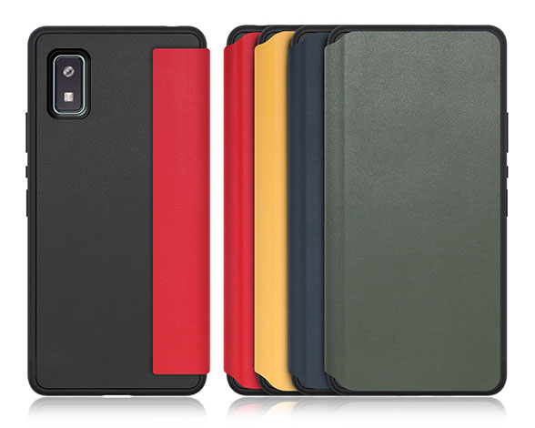 「Slim Fit Series」AQUOS wish用 カードポケット付き 超極薄の手帳型ケース