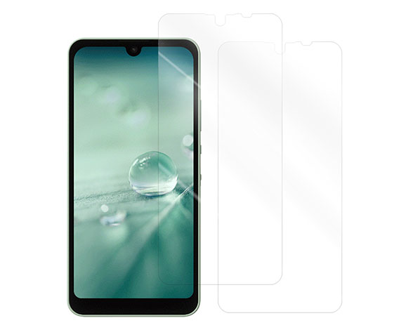 【お得な二枚入り】AQUOS wish/wish2/wish3 用 ソフトフィルム 保護フィルム 気泡無し 貼りやすい 指紋防止 [クリア仕様]