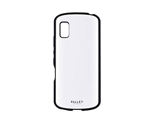AQUOS wish/wish2 超軽量・極薄・耐衝撃ハイブリッドケース「PALLET AIR BAND」 ホワイト (スマホバンド付属) 2