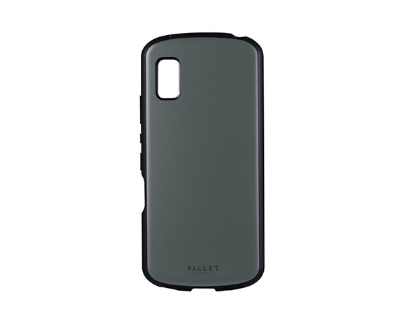 AQUOS wish/wish2 超軽量・極薄・耐衝撃ハイブリッドケース「PALLET AIR BAND」 マットダークグレー (スマホバンド付属) 2