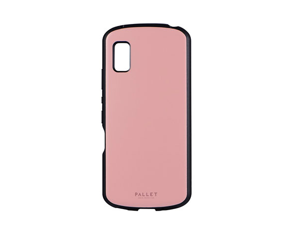 AQUOS wish/wish2 超軽量・極薄・耐衝撃ハイブリッドケース「PALLET AIR BAND」 マットダスティピンク (スマホバンド付属) 2