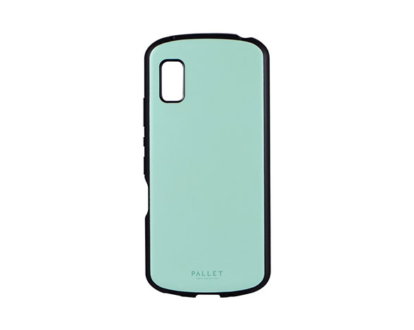 AQUOS wish/wish2 超軽量・極薄・耐衝撃ハイブリッドケース「PALLET AIR BAND」 マットライトブルー (スマホバンド付属) 2
