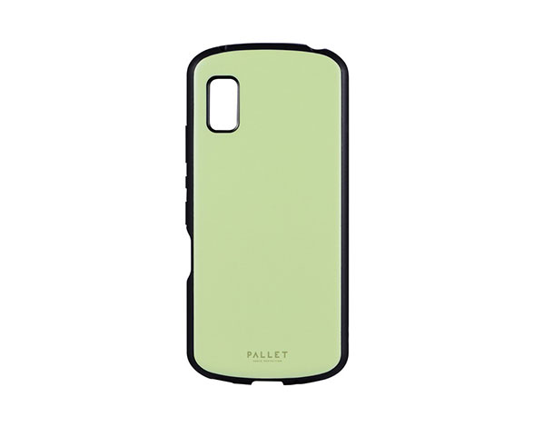 AQUOS wish/wish2 超軽量・極薄・耐衝撃ハイブリッドケース「PALLET AIR BAND」 マットピスタチオ (スマホバンド付属) 2