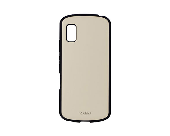 AQUOS wish/wish2 超軽量・極薄・耐衝撃ハイブリッドケース「PALLET AIR BAND」 マットグレージュ (スマホバンド付属) 2