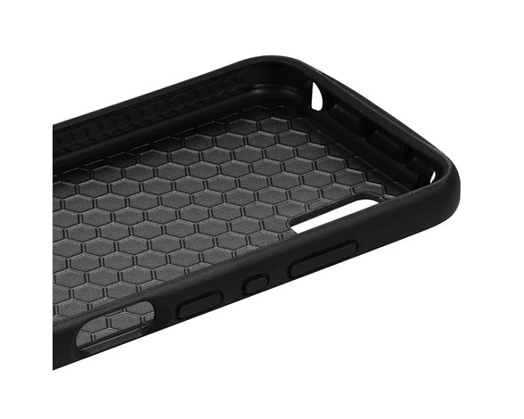 AQUOS wish/wish2 超軽量・極薄・耐衝撃ハイブリッドケース「PALLET AIR BAND」 マットグレージュ (スマホバンド付属) 4
