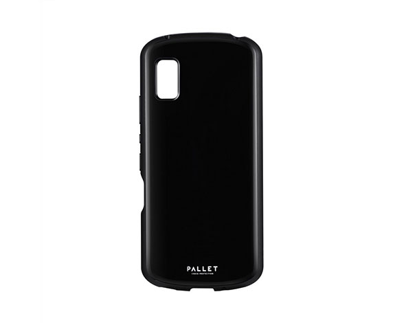 AQUOS wish/wish2 超軽量・極薄・耐衝撃ハイブリッドケース「PALLET AIR STRAP」 ブラック (ショルダーストラップ付属) 2