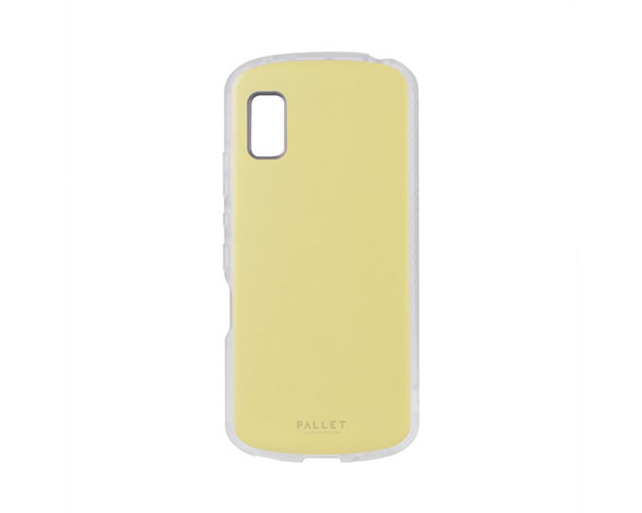 AQUOS wish/wish2 超軽量・極薄・耐衝撃ハイブリッドケース「PALLET AIR STRAP」 マットミモザイエロー (ショルダーストラップ付属) 2