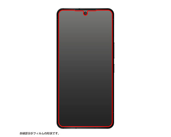 AQUOS R7/ﾌｨﾙﾑ 指紋防止 高透明 抗菌・抗ｳｲﾙｽ ｶﾒﾗﾌｨﾙﾑ付き 3