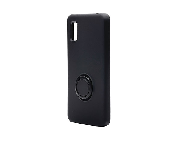 AQUOS wish/wish2 専用ケース TPUリングケース チャコール