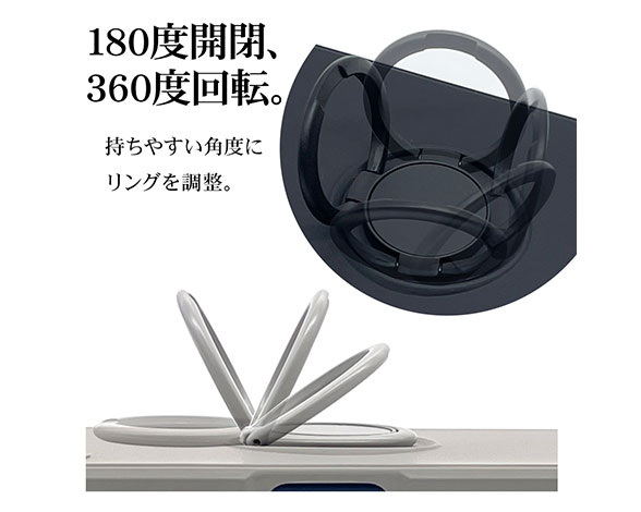AQUOS wish/wish2 専用ケース TPUリングケース コーラル 2