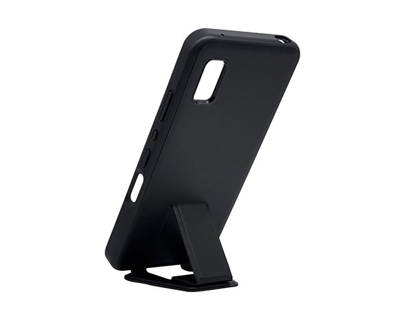 AQUOS wish/wish2 専用ケース ハイブリッドケース スタンド機能 ブラック 3