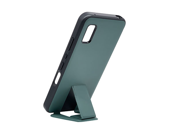 AQUOS wish/wish2 専用ケース ハイブリッドケース スタンド機能 モスグリーン 3