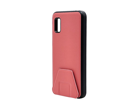 AQUOS wish/wish2 専用ケース ハイブリッドケース スタンド機能 ピンク