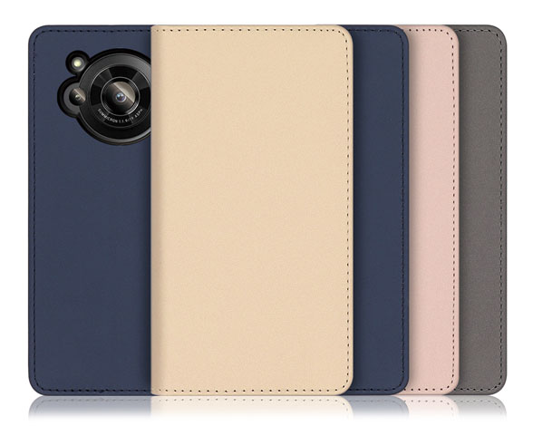「SKIN Series」AQUOS R7用 肌のような手触り 手帳型スマホケース