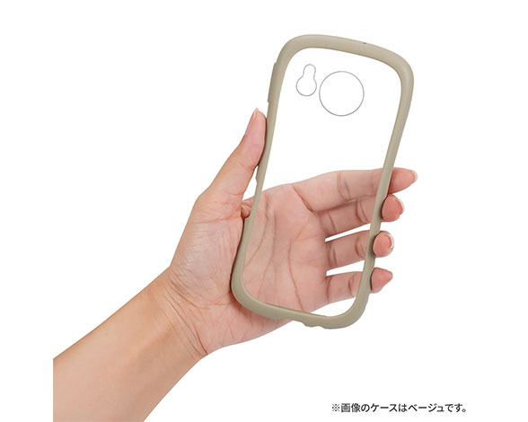 AQUOS sense7 SH-53C/SHG10 耐傷・耐衝撃ハイブリッドケース 「ViAMO freely」 ライトグレー 4