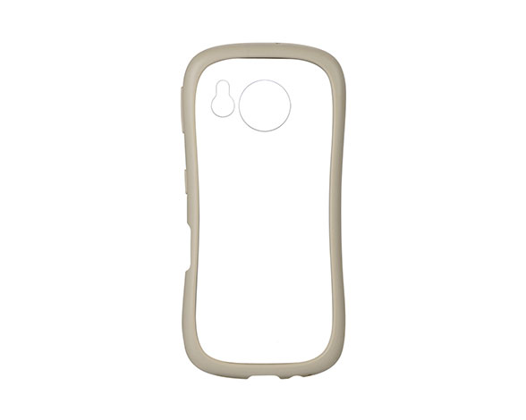 AQUOS sense7 SH-53C/SHG10 耐傷・耐衝撃ハイブリッドケース 「ViAMO freely」 ベージュ 2
