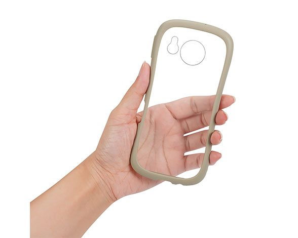 AQUOS sense7 SH-53C/SHG10 耐傷・耐衝撃ハイブリッドケース 「ViAMO freely」 ベージュ 4