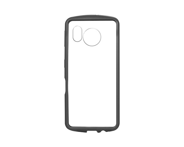 AQUOS sense7 SH-53C/SHG10 耐衝撃ハイブリッドケース 「Cleary」 ダークグレー 2