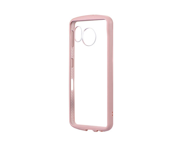 AQUOS sense7 SH-53C/SHG10 耐衝撃ハイブリッドケース 「Cleary」 ダスティピンク
