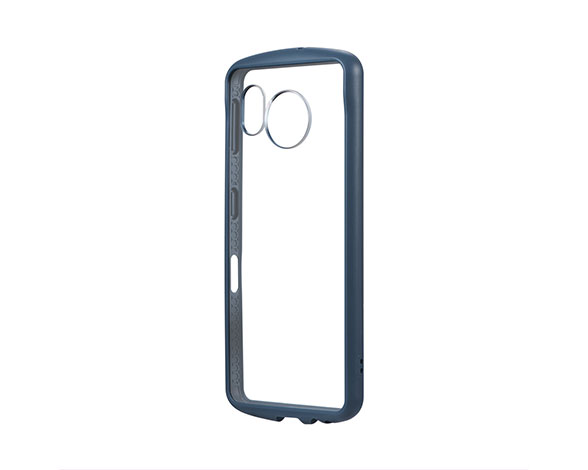 AQUOS sense7 SH-53C/SHG10 耐衝撃ハイブリッドケース 「Cleary」 ネイビー