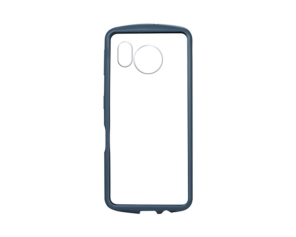 AQUOS sense7 SH-53C/SHG10 耐衝撃ハイブリッドケース 「Cleary」 ネイビー 2