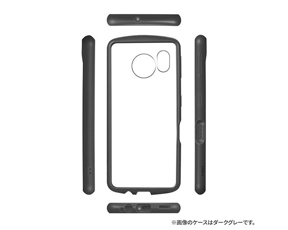 AQUOS sense7 SH-53C/SHG10 耐衝撃ハイブリッドケース 「Cleary」 ネイビー 3