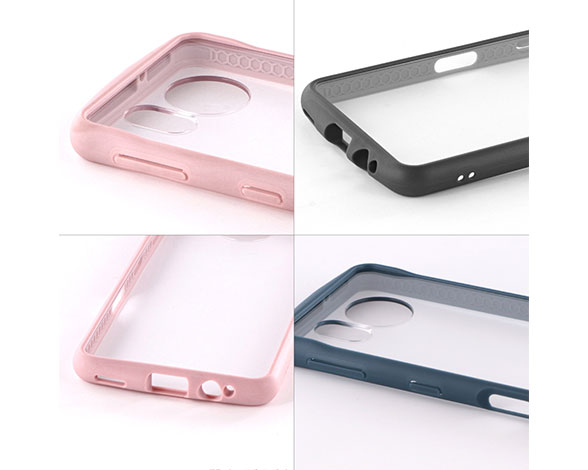 AQUOS sense7 SH-53C/SHG10 耐衝撃ハイブリッドケース 「Cleary」 ネイビー 5